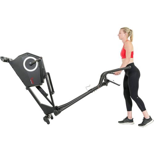  Sunny Health & Fitness Programmable Cardio Elliptical Trainer - SF-E3890, Black