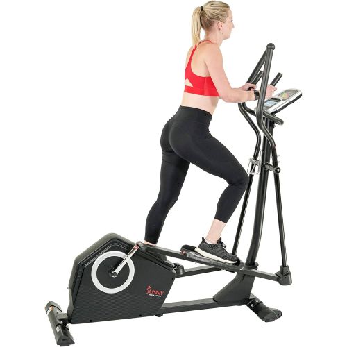  Sunny Health & Fitness Programmable Cardio Elliptical Trainer - SF-E3890, Black