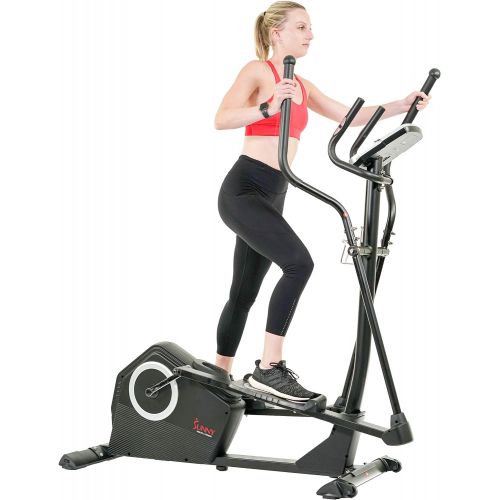  Sunny Health & Fitness Programmable Cardio Elliptical Trainer - SF-E3890, Black