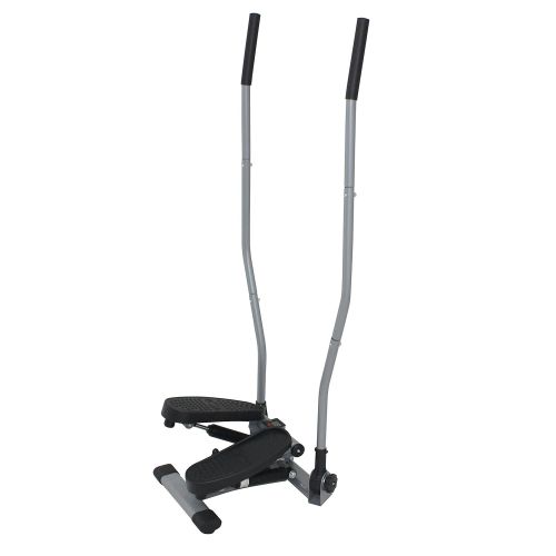  Sunny Health & Fitness Dual Action Swivel Stepper with Handlebars
