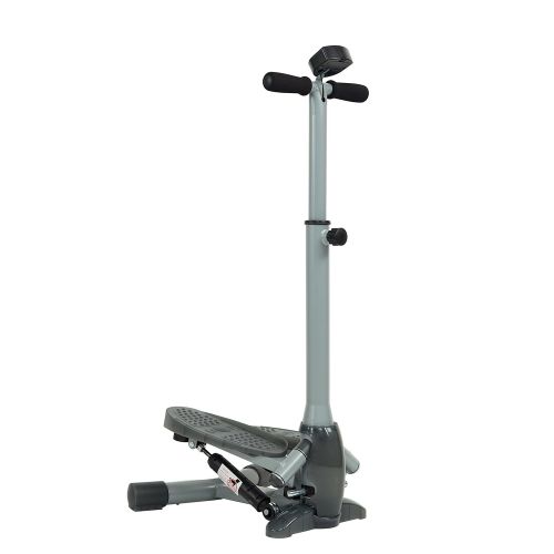  Sunny Health & Fitness SF-S0637 Twist-In Stepper Step Machine w Handlebar and LCD Monitor