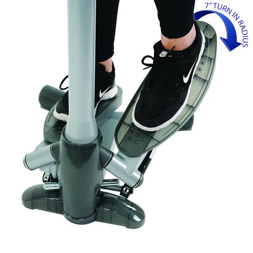  Sunny Health & Fitness SF-S0637 Twist-In Stepper Step Machine w Handlebar and LCD Monitor