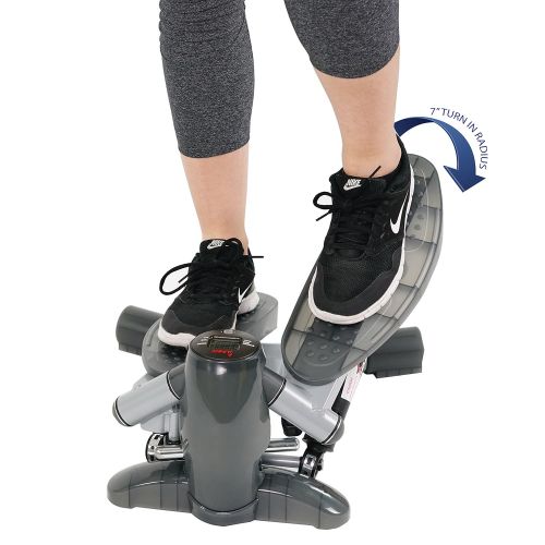  Sunny Health & Fitness S0636 Twist-in Stepper Step Machine w LCD Monitor