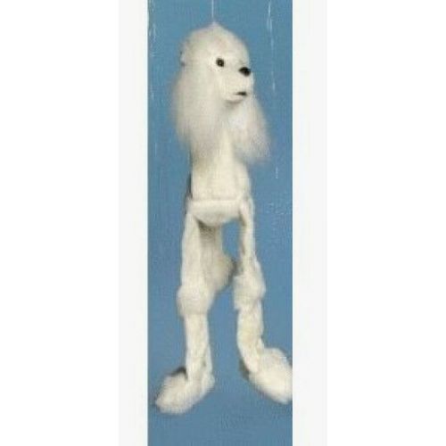  Sunny Puppets WHITE POODLE ~ Marionette WB943A ~ 38" tall Easy to Use! Free ShipUSA ~ Sunny