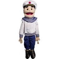 Sunny Toys GS4567B 28 In. Sailor Black-Haired Puppet