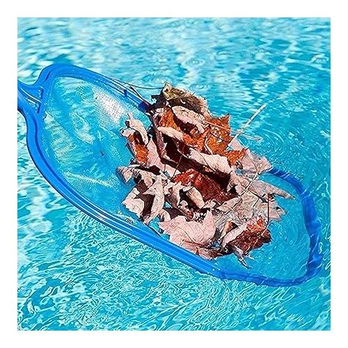  Sunnyglade Swimming Pool Cleaner Supplies/Professional Heavy Duty Pool Leaf Rake Fine Mesh Frame Net/Swimming Pool Cleaning Leaf Skim Net (Blue)