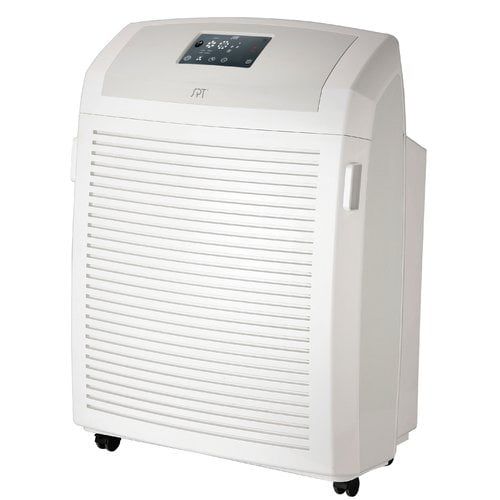  Sunpentown Heavy Duty Air Cleaner with HEPA, Carbon, VOC and TiO2 Filters, White AC-2102