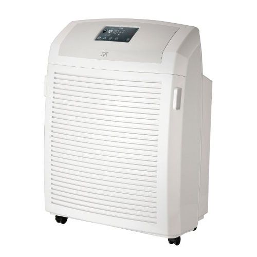  Sunpentown Heavy Duty Air Cleaner with HEPA, Carbon, VOC and TiO2 Filters, White AC-2102