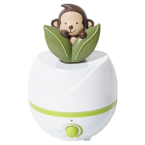 Sunpentown Adorable Monkey Ultrasonic Humidifier, GreenWhite