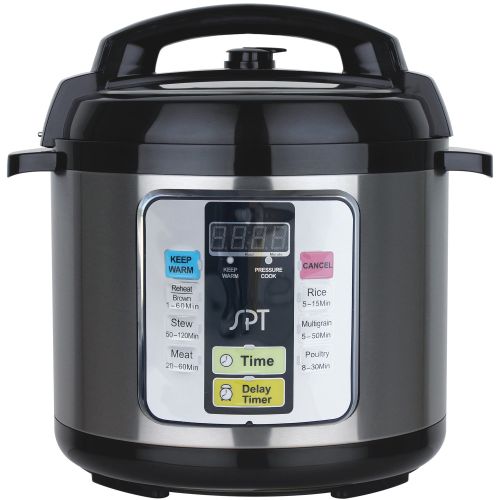  Sunpentown 6.5-Quart Electric Pressure Cooker, Black