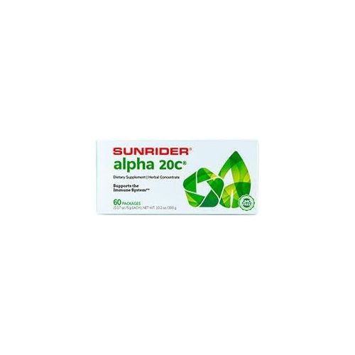  Sunrider International Alpha 20C 60 Packs - Powder (0.17 oz.5 g each bag)