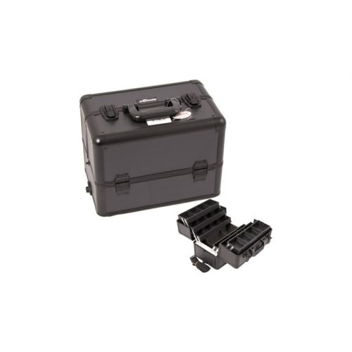  Sunrise E3304PPAB All Black Pro Makeup Case