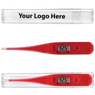 Sunrise Identity Digital Thermometer - 50 Quantity - $3.75 Each - PROMOTIONAL PRODUCT/BULK/Branded with YOUR LOGO/CUSTOMIZED