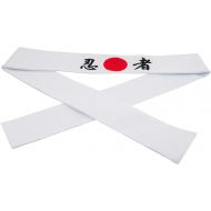 Sunrise Kitchen Supply White Sushi Chef Headband Japanese Symbol Ninja Print