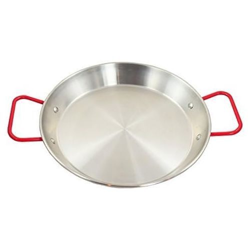  [아마존베스트]Sunrise Kitchen Supply Sunrise Stainless Steel Paella Pan with Red Handle (8)