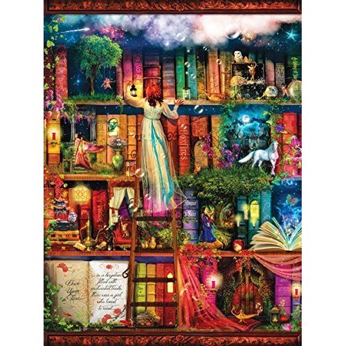  Treasure Hunt Bookshelf a 1000-Piece Jigsaw Puzzle by Sunsout Inc. by SunsOut
