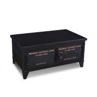Sunset Trading HH-1446-200 Bank Vault Cocktail Table Distressed Black