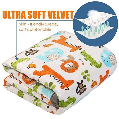  Sunshine Breathable Baby Blanket Safari Print Fleece Best Registry Gift for Newborn Soft- Perfect for Prince and...