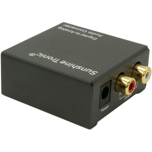  [아마존베스트]SunshineTronic Digital to Analog Audio Converter (DA3) + 1x 1.5m High End Digital Toslink Cable and USB Power Supply