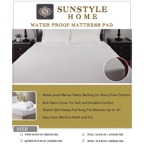  Sunstyle Home Cooling Waterproof Mattress cover  Protector -FL