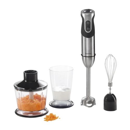  Suntec Wellness SUNTEC Stabmixer STS-9349 [Inkl. Schneebesen, Zerkleiner 600 ml, Kunststoffbecher 500 ml, max. 700 Watt]