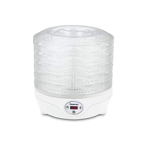  Suntec Wellness SUNTEC Doerrautomat FDH-8595 Doerthe digital [Schoneneds Trocknen von Lebensmitteln auf 5 Etagen, Temperaturwahl 35-70°C, Timer, LED-Display, max. 240 W]