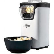 Suntec Wellness SUNTEC Heissluft-Popcornautomat POP-8618 fat free [Leckeres Popcorn ohne Fettzugabe, rotierendes Heissluft-Funktionsprinzip ohne Anbrennen, max. 60 g Mais, max. 1100 W ]