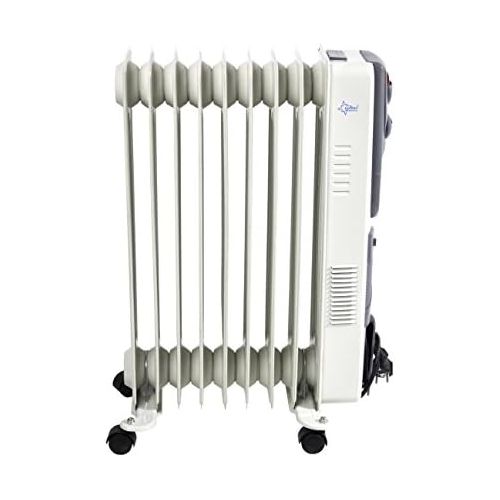  Suntec Wellness SUNTEC Radiator Heat Safe 2020 [Fuer Raume bis 60 m³ (~25 m²), 3 Leistungsstufen + Schnellheizgeblase, Leichtlauf-Rollen, 2000 Watt]