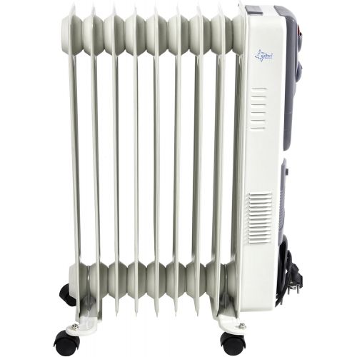  Suntec Wellness SUNTEC Radiator Heat Safe 2020 [Fuer Raume bis 60 m³ (~25 m²), 3 Leistungsstufen + Schnellheizgeblase, Leichtlauf-Rollen, 2000 Watt]