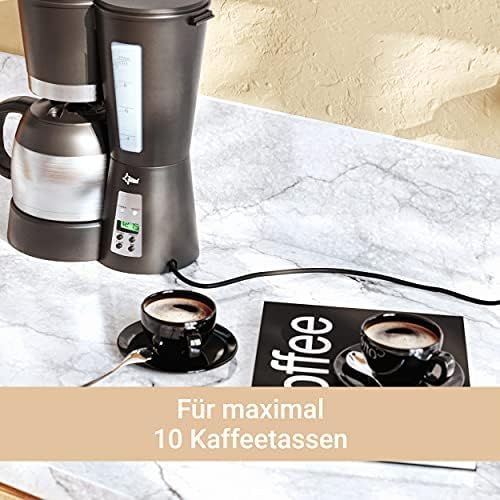  [아마존베스트]Suntec Wellness SUNTEC filter coffee machine KAM-9004 [With timer programming + anti-drip feature, thermos (1,0 l), max. 800 watts]