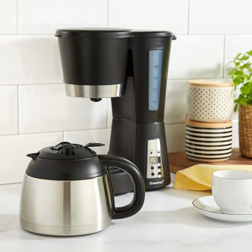  [아마존베스트]Suntec Wellness SUNTEC filter coffee machine KAM-9004 [With timer programming + anti-drip feature, thermos (1,0 l), max. 800 watts]