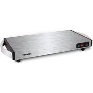 [아마존베스트]Suntec Wellness SUNTEC WHP-8472 Electric Warming Plate in Robust Stainless Steel Construction  Wireless | Ideal for Keeping Food Warm | Plate Warmer for Food with Fast Heating Time | Buffet Food