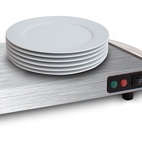  [아마존베스트]Suntec Wellness SUNTEC WHP-8472 Electric Warming Plate in Robust Stainless Steel Construction  Wireless | Ideal for Keeping Food Warm | Plate Warmer for Food with Fast Heating Time | Buffet Food