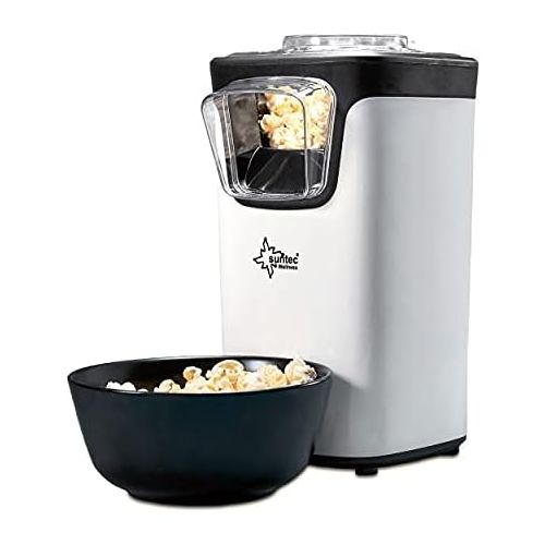  [아마존베스트]Suntec Wellness Suntec Hot Air Popcorn Machine POP-8618 Fat Free Popcorn Without Fat and Oil Popcorn Machine for Home Popcorn Sweet or Salty Space Saving Mini Popcorn Maker Machine with Lid