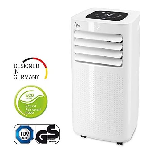  [아마존베스트]Mobile local air conditioning unit Impuls, CoolFixx, incl. Exhaust hose, Radiator and Dehumidifier, 7,000 / 9,000 / 12,000 BTU/h, Suntec Wellness