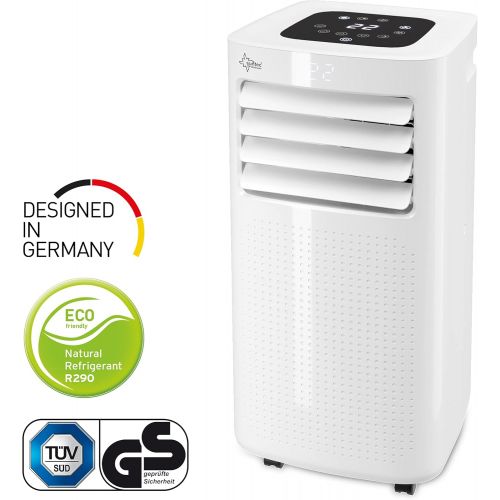  [아마존베스트]Mobile local air conditioning unit Impuls, CoolFixx, incl. Exhaust hose, Radiator and Dehumidifier, 7,000 / 9,000 / 12,000 BTU/h, Suntec Wellness