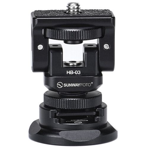  Sunwayfoto HB-03 Hot Shoe Tilt Head