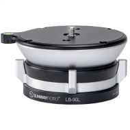 Sunwayfoto LB-90L Leveling Base?with External Bubble Level (Silver)