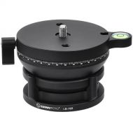 Sunwayfoto LB-75R Leveling Base?with Panoramic Platform and External Bubble Level (Black)