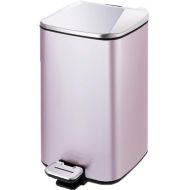 SuoANI Stainless Steel Bin Bedroom Bin with Lid Kitchen Dustbin Simple Human Bins Waste Disposal Unit Home, Kitchen and Garden