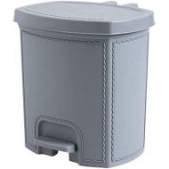 SuoANI Kitchen Rubbish Bin Dust Bins with Lid Pedal Bin Bathroom Rubbish Bin Simple Human Bins Square Bin Home in Style