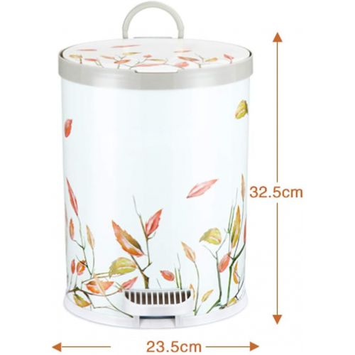  SuoANI Waste Bins Office Rubbish Bin for Bedroom Dustbins with Lid Plastic Dustbin Simple Human Bins for Home Garden Office School Kitchen Bathroom