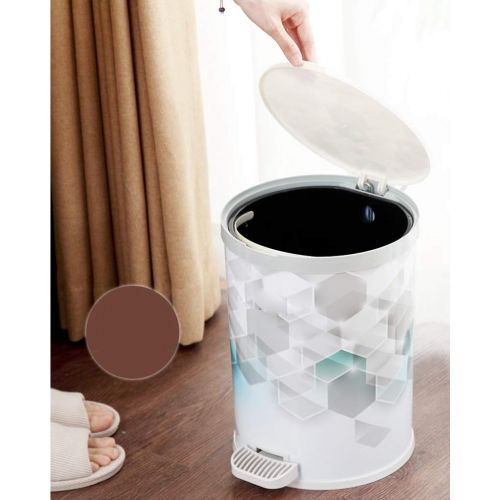  SuoANI Waste Bins Office Rubbish Bin for Bedroom Dustbins with Lid Plastic Dustbin Simple Human Bins for Home Garden Office School Kitchen Bathroom