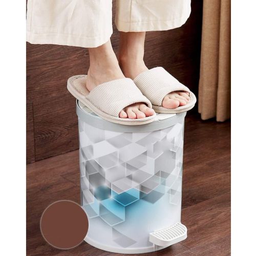  SuoANI Waste Bins Office Rubbish Bin for Bedroom Dustbins with Lid Plastic Dustbin Simple Human Bins for Home Garden Office School Kitchen Bathroom