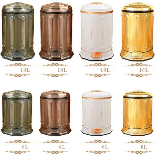  SuoANI Dustbins Stainless Garbage Bin Kitchen Trash Can Trash Can Bathroom Simple Human Bins Home, Kitchen and Garden
