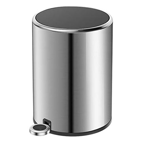  SuoANI Stainless Steel Bin Touch Bins for Kitchen Trash Bin Bathroom Trash Bin Bedroom Waste Bin Kitchen Simple Human Bins