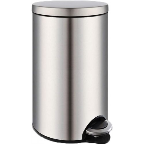  SuoANI Dustbins Small Bathroom Bin with Lid Stainless Steel Bins for Kitchen Simple Human Bins Square Bin