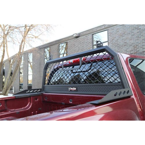  Super Dee Zee DZ95050WRB Gloss Black Aluminum Mesh Cab Rack