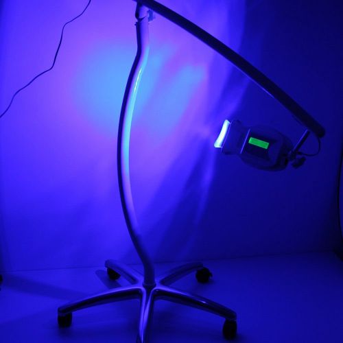  Super Dental Teeth Whitening Accelerator Bleaching LED Lamp w/ Floor Holder for Dental Chair