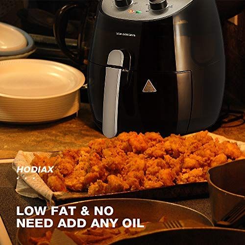  Super Drive Air Fryer,3.7 Quarts Oilless Low Fat Non Stick Cooker with Timer and Temperature Control Detachable Basket Handles